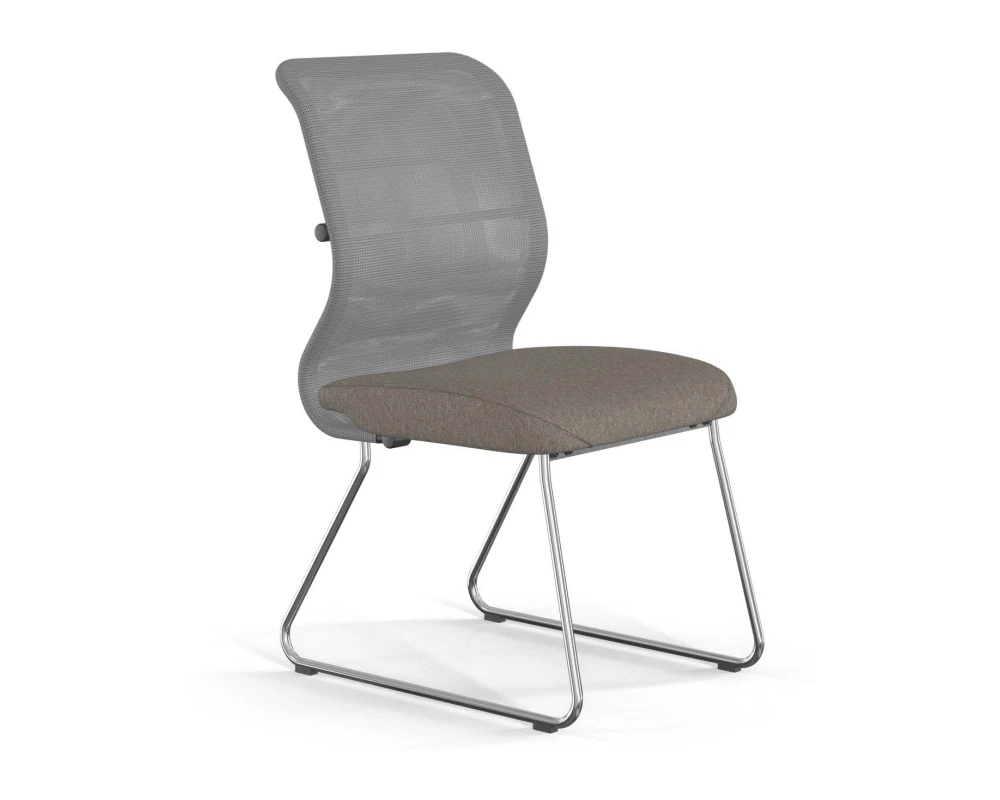 Кресло ErgoLife S 8 M4-9 F54 Сетка/Ткань, Серый/Песочный