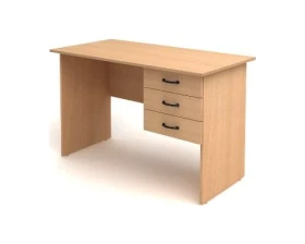 Стол 1-тумбовый с ящиками (1200х600х750) тумба справа СК27 Канц images