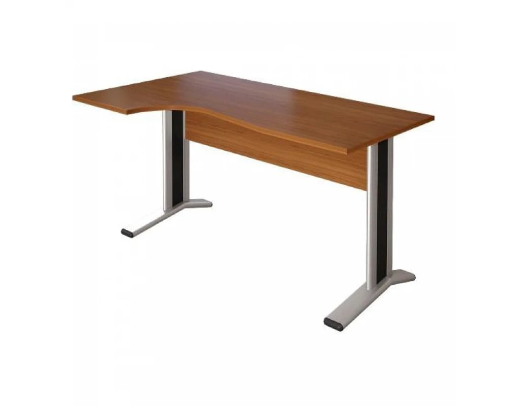 Стол кривол. лев. на м/к 1404х904(704)х756 КМ63 Монолит