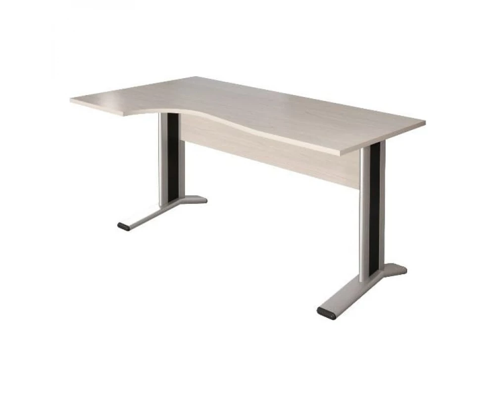 Стол кривол. лев. на м/к 1604х904(704)х756 КМ65 Монолит