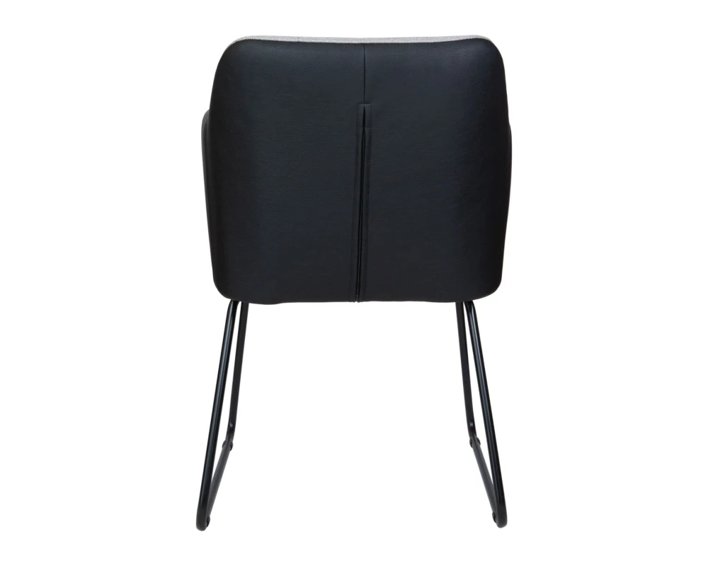 Кресло Norden Браво / Bravo Экокожа/Ткань, Серый/Черный