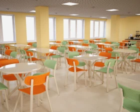 Стул SHT-S85 желто-черный Пластик, Желтый/Черный/Бежевый images