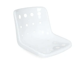 Стул SHT-ST56/S186-1 Пластик, Белый/Черный муар images